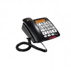 Topcom TS-6651 Téléphone fixe avec grandes touches - Noir