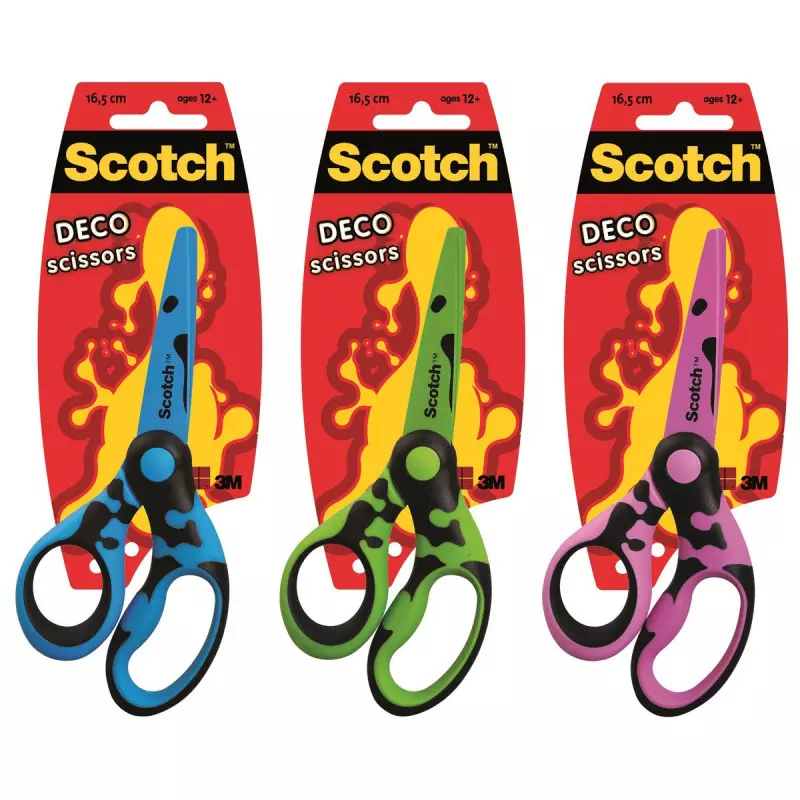 Ciseaux 16,5 cm Deco scissors 12+ - Couleur aléatoire