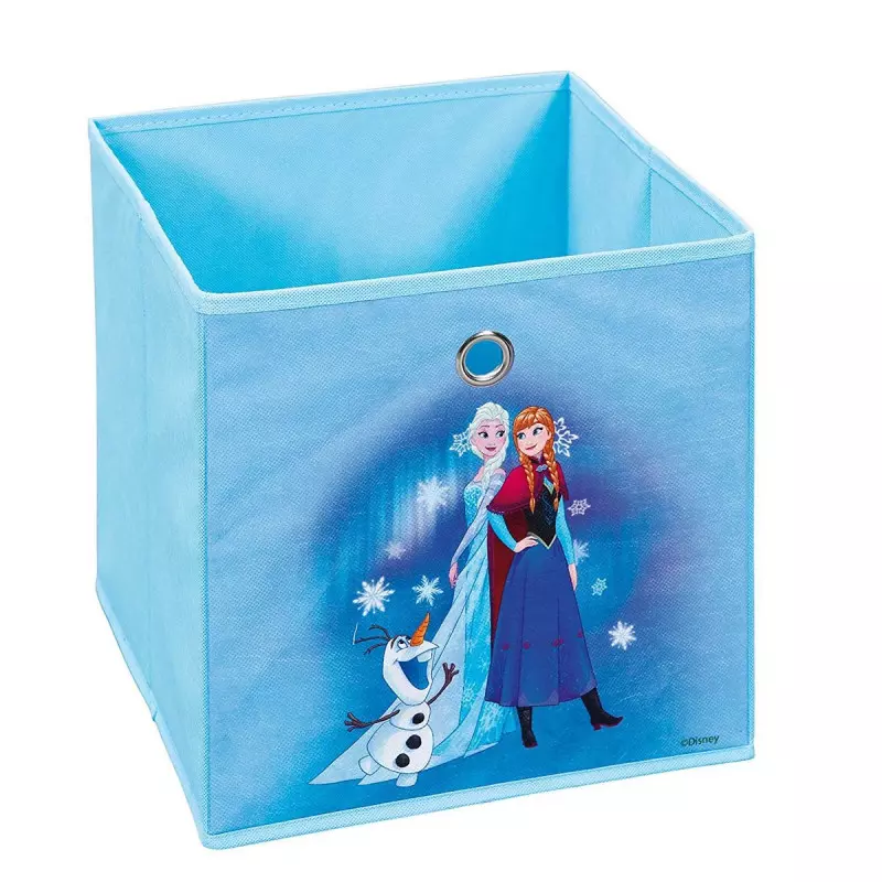 Boîte de rangement pliable 32 x 32 x 32 cm  - La Reine des Neiges