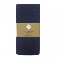 TEX HOME Taie 65x65 cm Jersey Chiné Bleu clair