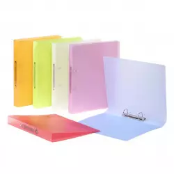 Viquel Classeur 2 anneaux A4 dos 3,5cm Propysoft - Couleur aléatoire