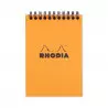 Rhodia Bloc-notes spirales 10,5 x 14,8 cm 80g quadrillé