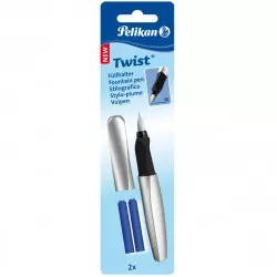 Pelikan Stylo plume Twist Argenté