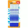 Bic Effaceurs & Correcteur Encre Bleue 8+4