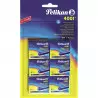 Pelikan Lot de 6 x 6 cartouches d'encre bleue Royal