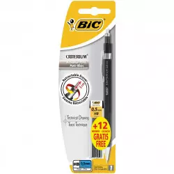 Bic Porte-mines Criterium HB avec 12 mines 0,5 mm