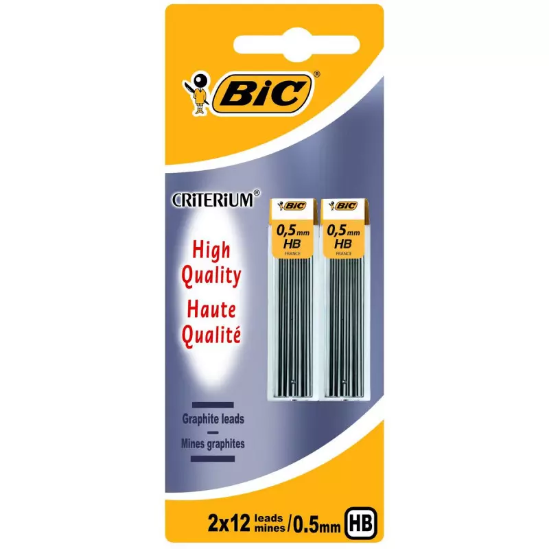 Bic 24 Mines Graphite Criterium Haute Qualité