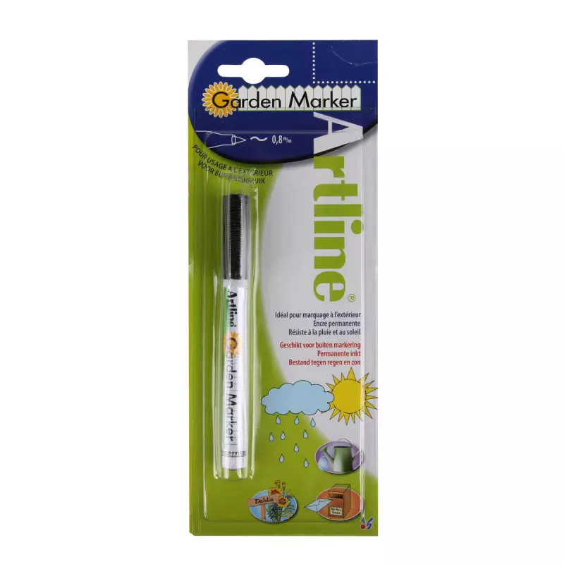 Artline Marqueur Garden Feutre 0,8 mm Noir