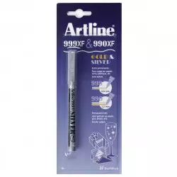 Artline Marqueur indélébile 0,8 mm argenté 999 XF