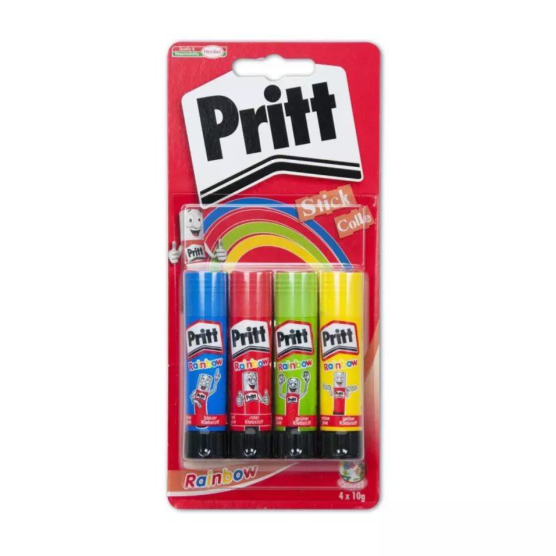 Pritt 4 Pots de colle colorée 10g Rainbow Sticks