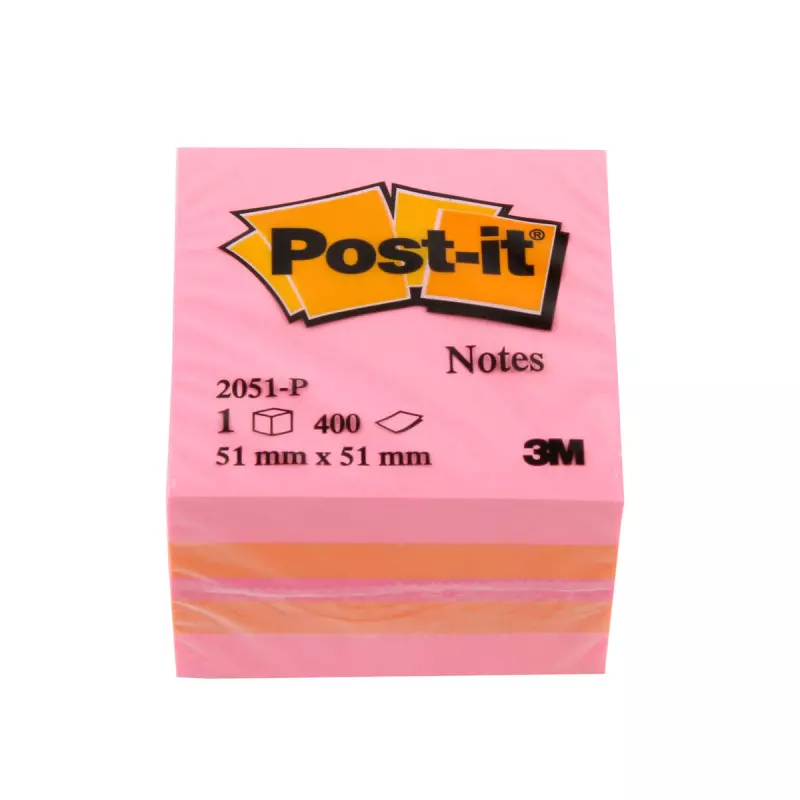 Post-It Bloc-notes auto-adhésif 51 x 51 mm