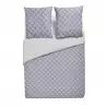 Tex Home Housse de couette 240x220 cm+2 taies Rombo Gris