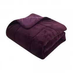 Tex Home Couette 140x200 cm moelleux Bordeaux