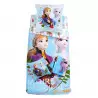 Disney Housse de couette 140x200 cm+1 taie La Reine des Neiges