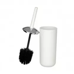 Porte-brosse WC + brosse Brasil - Blanc