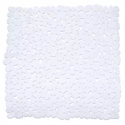 WENKO Tapis de douche antidérapant Paradise 54x54 cm - Blanc