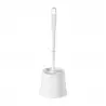 Support + brosse toilette Economic Ø 14 x 39  cm - Blanc