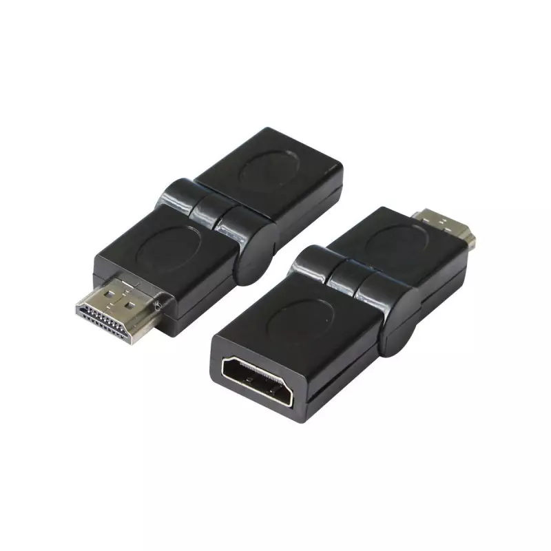 Poss - Adaptateur HDMI M/F 180° (PSDAV07)