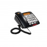 TS-6651 Téléphone fixe avec grandes touches - Noir