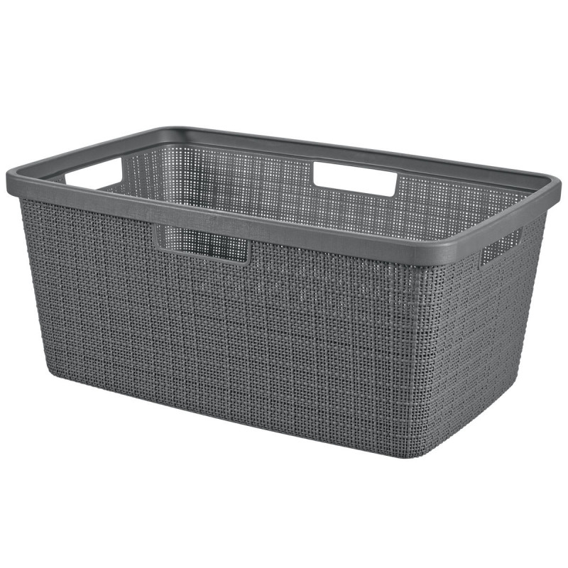 Manne à linge 46L Jute Anthracite