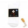 lot de 3 paires de chaussettes sport technique 43/46 blanc