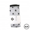 Lot de 2 collants étoile 8/9 ans gris