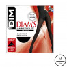 DIM DIAM'S 1 paire de panty jambes fuselées opaque M Noir