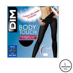 DIM 1 paire de panty BODY TOUCH OPAQUE L Noir