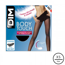 DIM 1 paire de panty BODY TOUCH VOILE XS Noir