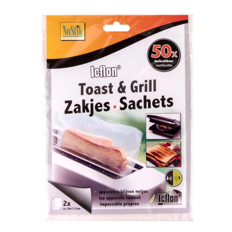 Nostik Sachets pour toast & gril 260°C