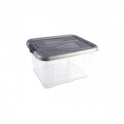 Boite de rangement plastique 30 L - Gris
