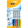 BIC 4 Marqueurs effaçables Velleda 1.4 mm