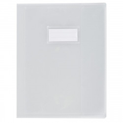 Protège-cahier en polyproylène 17x12 cm - Transparent