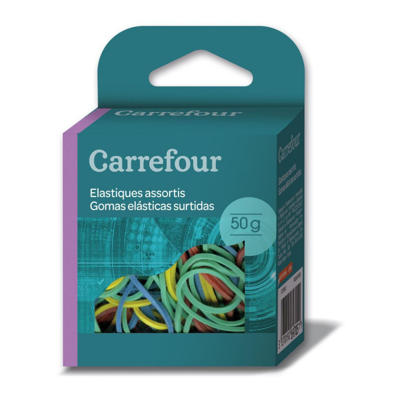 Carrefour boîte élastiques 50g