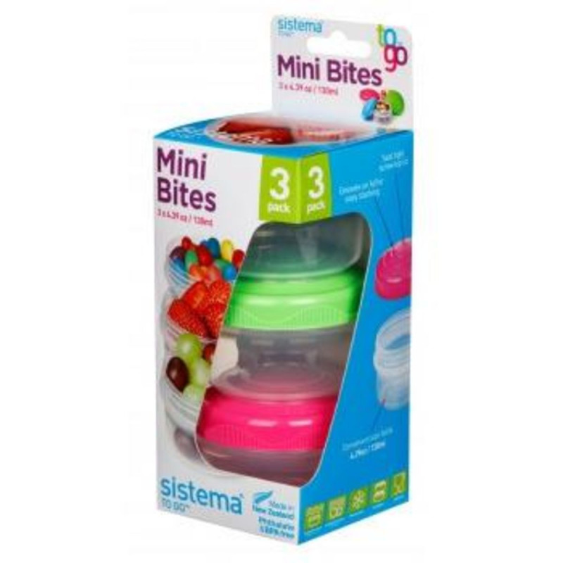 Sistema to go boîte snack mini x3