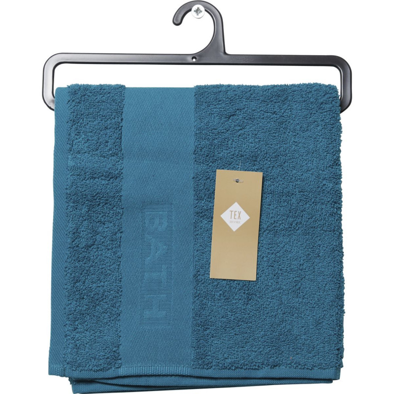 tex home serviette de bain 50x90 vert