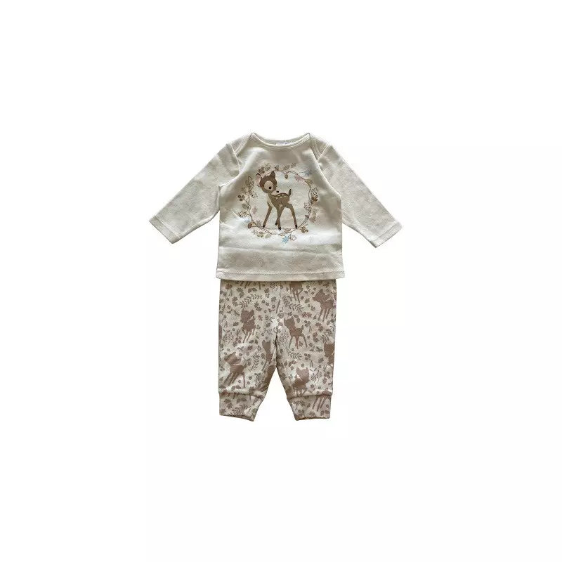 pyjama bebe blanc 2pcs 18m