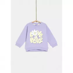 sweat fille lilas 6m