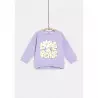 sweat fille lilas 6m