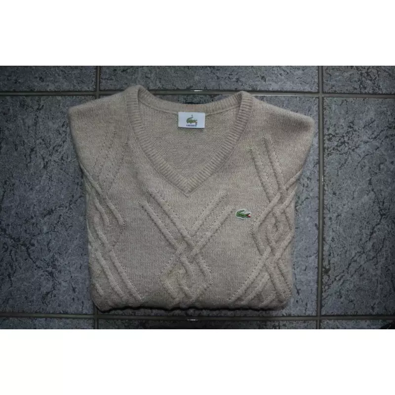 Pull chaud LACOSTE véritable taille 6 (XL) 