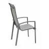 Fauteuil  Canberra haut dossier - gris