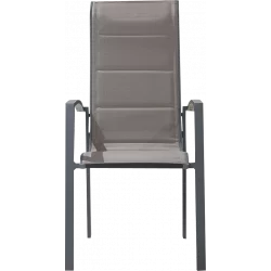 Fauteuil  Canberra haut dossier - gris