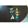 Lot de 4 hochets Fisher Price.