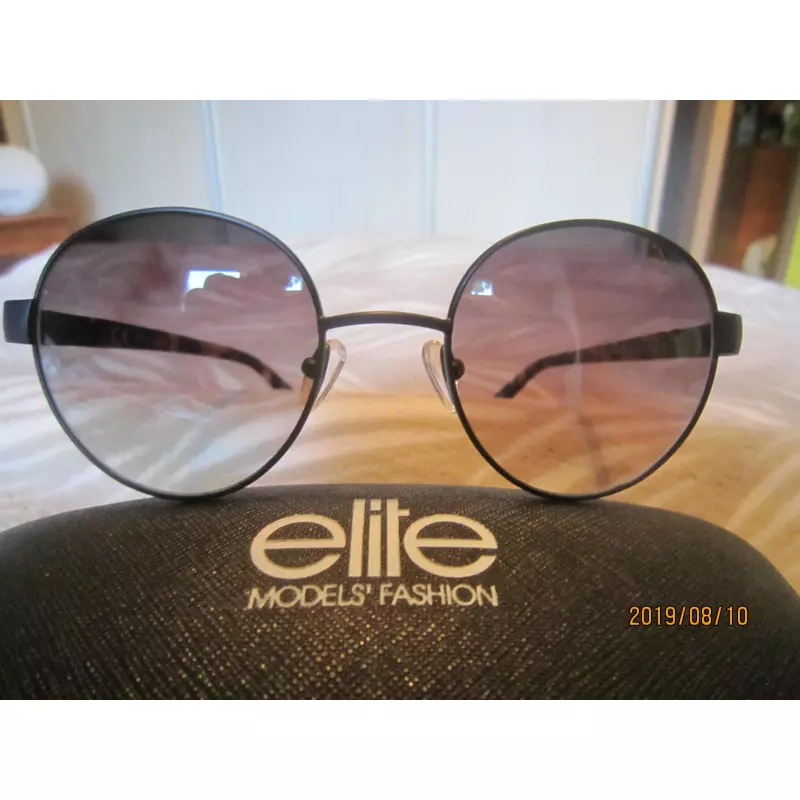 Lunettes soleil Femme OPTIC 2000 « Elite Models Fashion » ELT1501 Noir