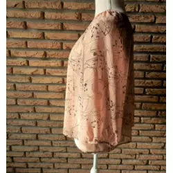 blouse femme t.40 rose et noire -H£M-