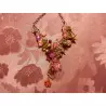 collier fantaisie a breloques rouges