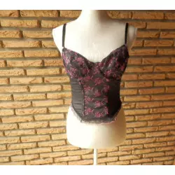 guépiere t.38/90b noire rose - immoderata - 