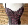 guépiere t.38/90b noire rose - immoderata - 