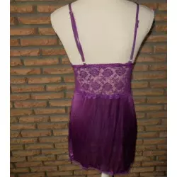 nuisette femme t.38 mauve 