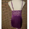 nuisette femme t.38 mauve 